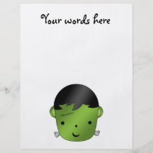 Cute Frankenstein monster Full Color Flyer
