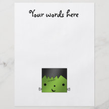 Cute Frankenstein monster Full Color Flyer