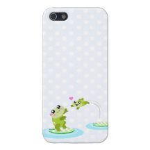 Cute frogs - kawaii mother and child frog case for iPhone 5
