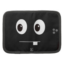 Cute funny black monster face planners