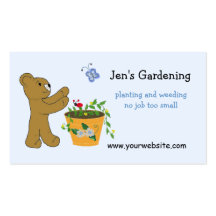 Cute Garden Business Design Business Cards