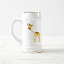 Cute Giraffe. Cartoon. Mug