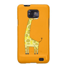 Cute giraffe galaxy SII case