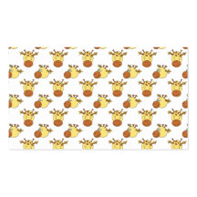 Cute Giraffe Pattern. Business Card Templates