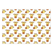 Cute Giraffe Pattern. Business Card Templates
