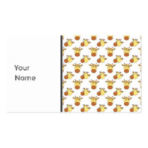 Cute Giraffe Pattern. Business Cards