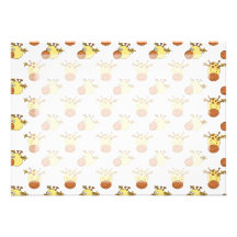 Cute Giraffe Pattern. Custom Announcement
