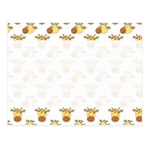 Cute Giraffe Pattern. Post Cards