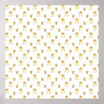 Cute Giraffe Pattern. Posters