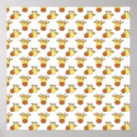 Cute Giraffe Pattern. Print