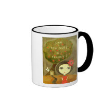 Cute Girl - Can You Keep A Secret? Coffee Mug