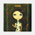 Cute Girl - Hua Yang Nian Hua Magnets