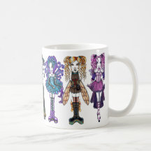 Cute Gothic Fairy Art Mug