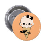 Cute Halloween Ice Cream Cone Buttons