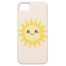 Cute Happy Sun iPhone 5 Cases