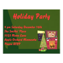 Cute Holiday Party Invites