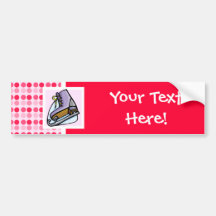Cute Ice Skate Bumper Stickers