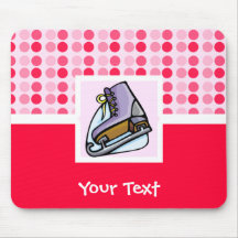 Cute Ice Skate Mouse Pad