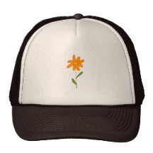 cute illustrations - flower hat