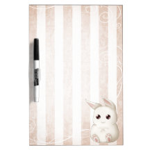 Cute Kawai Bunny Rabbit Dry Erase Whiteboard