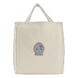 cute kawaii squid embroidered bags