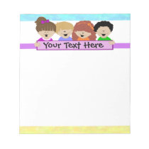 Cute Kids Daycare Notepad notepads