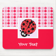Cute Ladybug Mouse Mat