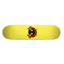 Cute Ladybug Skateboard Deck