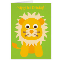 Cute Lion Greeting Cards