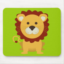 Cute Lion Mouse Pad