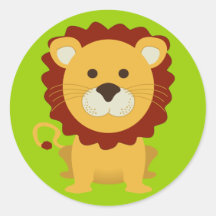 Cute Lion Sticker