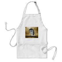 Cute little Barn Owl fantasy Apron