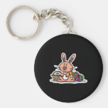 cute little easter bunny rabbit key chains