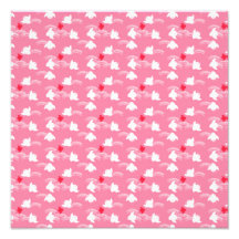 Cute Little Pink and white Chicks Photographic Print