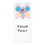 cute little vector butterfly cartoon rack cards