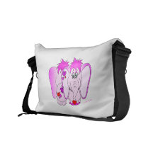 Cute Lucky Pinkie Messenger Bag