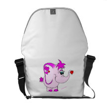 Cute Lucky Pinkie Messenger Bag