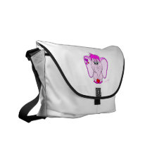 Cute Lucky Pinkie Messenger Bag