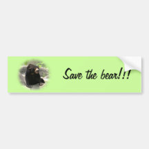 Cute Malaya sun bear Bumper Sticker