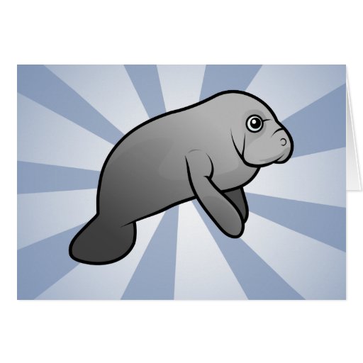 Cute Manatee Cards
