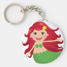 Cute Mermaid Keychain