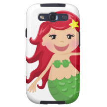 Cute Mermaid Samsung Galaxy SIII Cases