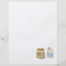 Cute Milk and Cookies Flyer Design