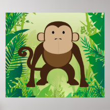 Cute Monkey Print