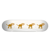 Cute Monkey. Skate Deck