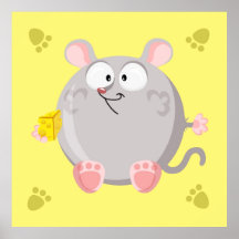 Cute mouse mice posters