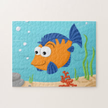 Cute orange fish jigsaw puzzle