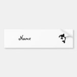 Cute orca whale bumper stickers