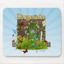 Cute Organic mousepad. Think Green!
