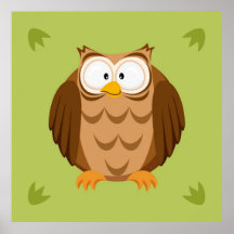 Cute owl posters